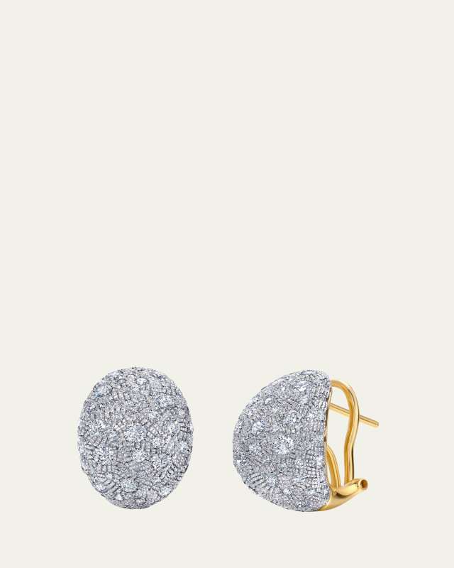 18K Gold Bahia Diamond Statement Earrings